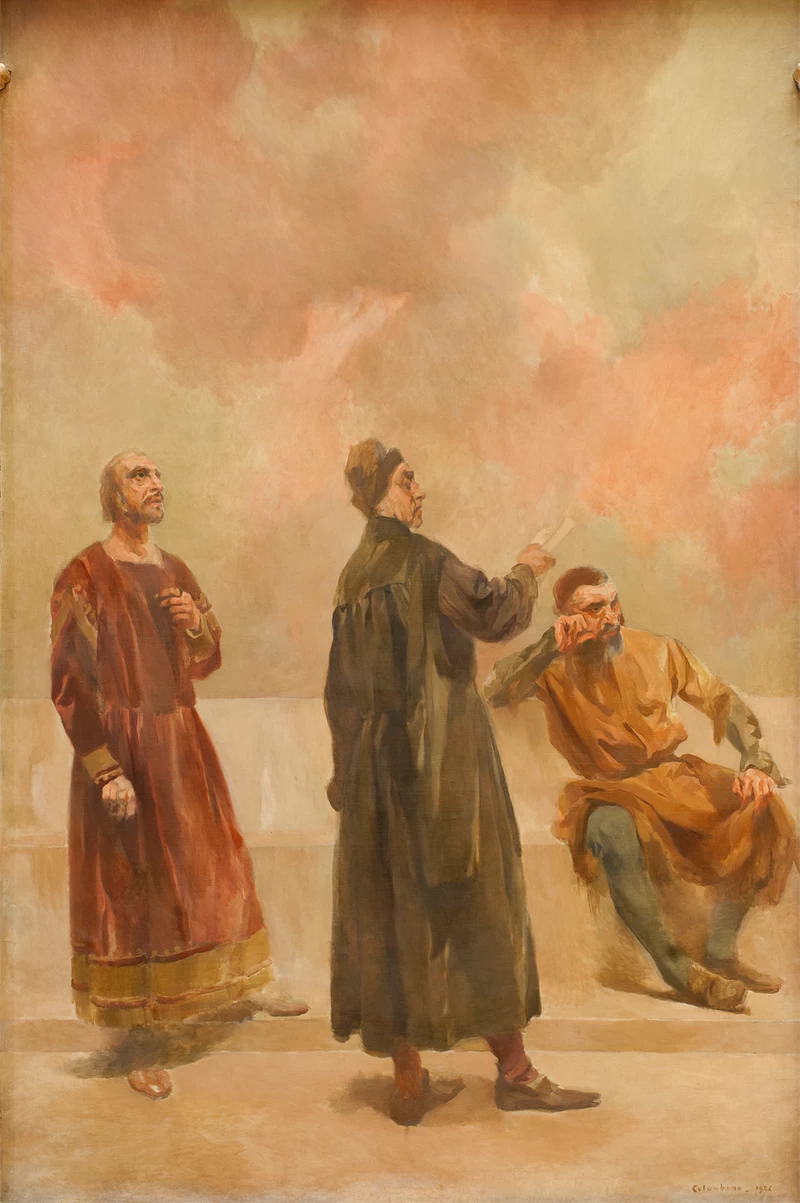 Ritratto del Re Denis del Portogallo, João das Regras e Re Giovanni II del Portogallo - Lisbona
